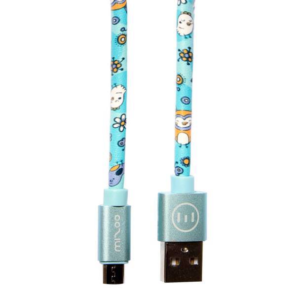 Mizoo USB To MicroUSB Cable 1 m، کابل تبدیل USB به MicroUSB مدل Mizoo به طول 1 متر