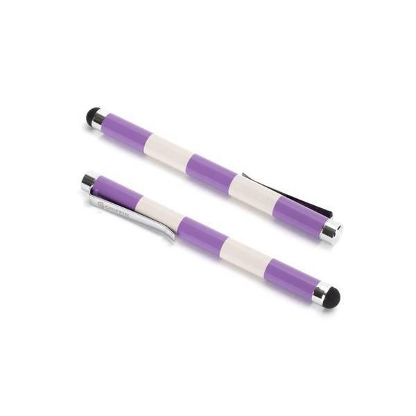 Griffin Cabana For Capacitive Touchscreens Display Purple-White Stylus Pen، قلم هوشمند گریفین استایلوس کابانا سفید-بنفش