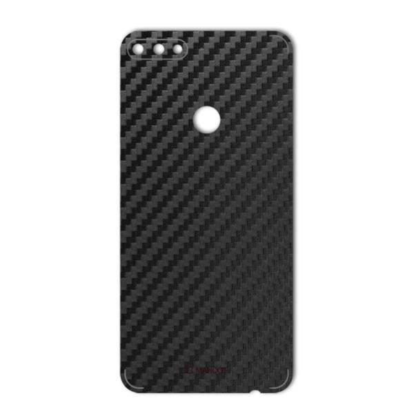 MAHOOT Carbon-fiber Texture Sticker for Huawei Y7 Prime 2018، برچسب تزئینی ماهوت مدل Carbon-fiber Texture مناسب برای گوشی Huawei Y7 Prime 2018