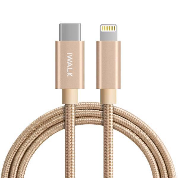 iWalk CSS001C USB-C To Lightning Cable 1m، کابل تبدیل USB-C به لایتنینگ آی واک مدل CSS001C طول 1 متر