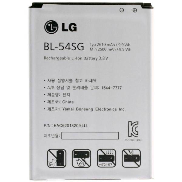 LG BL-54SG 2610mAh Mobile Phone Battery For LG G3 Beat، باتری موبایل ال جی مدل BL-54SG با ظرفیت 2610mAh مناسب برای گوشی موبایل ال جی G3 Beat