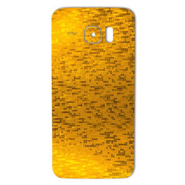 MAHOOT Gold-pixel Special Sticker for Samsung S7 Edge، برچسب تزئینی ماهوت مدل Gold-pixel Special مناسب برای گوشی Samsung S7 Edge