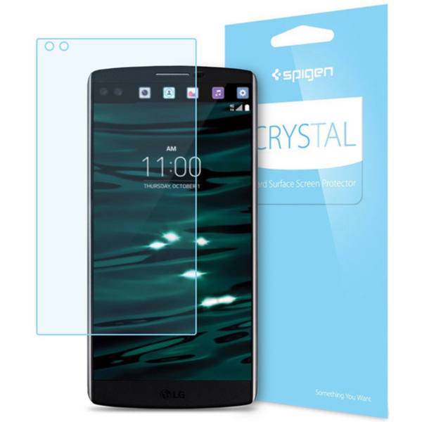 Spigen Crystal Screen Protector For LG V10، محافظ صفحه نمایش اسپیگن مدل Crystal مناسب برای گوشی موبایل ال جی V10