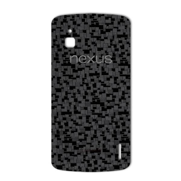 MAHOOT Silicon Texture Sticker for Google Nexus 4، برچسب تزئینی ماهوت مدل Silicon Texture مناسب برای گوشی Google Nexus 4