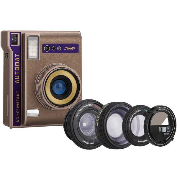Lomography Automat Dahab Lomo Instant Camera With 3 Lenses، دوربین چاپ سریع لوموگرافی مدل Automat Dahab به همراه سه لنز