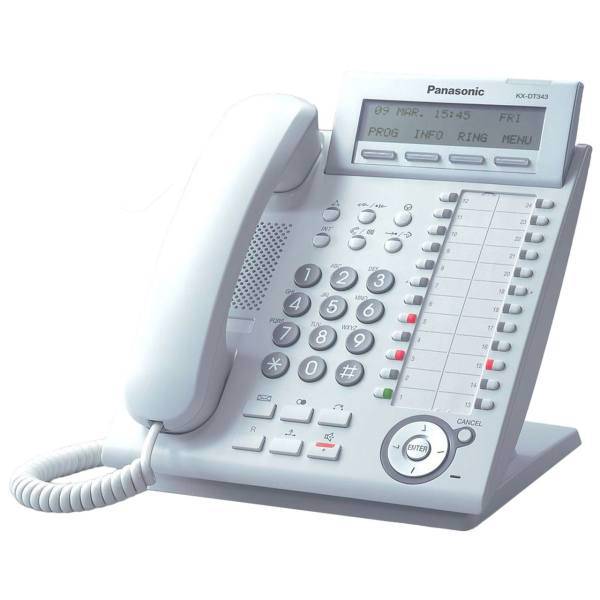 Panasonic KX-DT343 Telephone، تلفن سانترال پاناسونیک مدل KX-DT343