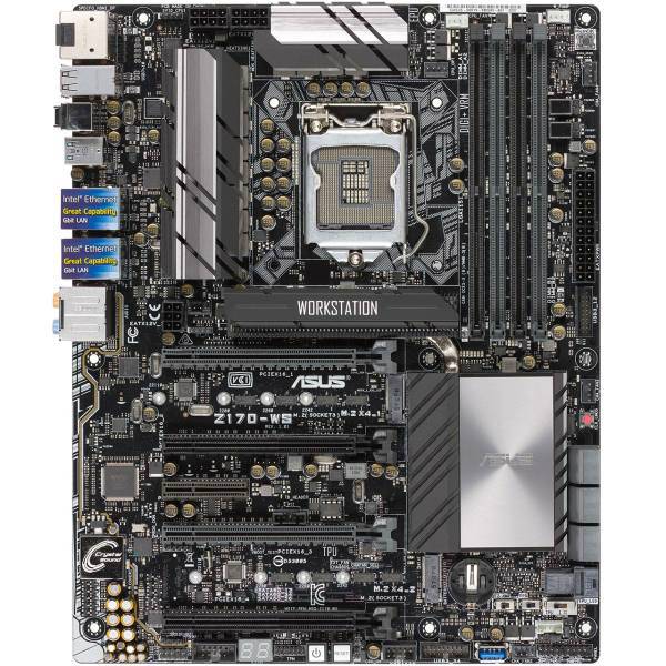 ASUS Z170-WS Motherboard، مادربرد ایسوس مدل Z170-WS