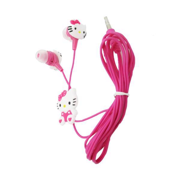 Wired Headphone Hello Kitty، هدفون باسیم مدل Hello Kitty