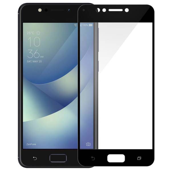 Tempered Full Cover Glass Screen Protector For Asus Zenfone 4 Max ZC520KL، محافظ صفحه نمایش شیشه ای تمپرد مدل Full Cover مناسب برای گوشی موبایل ایسوس Zenfone 4 Max ZC520KL