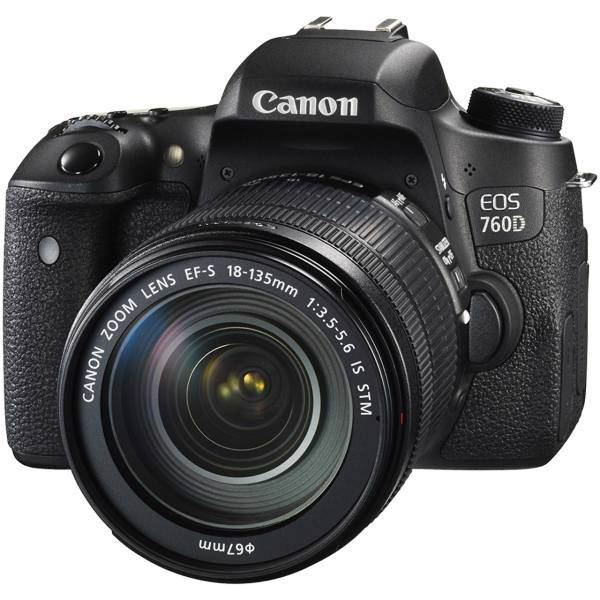 Canon EOS 760D / Rebel T6s Kit 18-135 IS STM Digital Camera، دوربین دیجیتال کانن مدل EOS 760D به همراه لنز 18-135 IS STM
