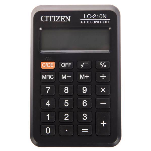 Citizen LC-210N Calculator، ماشین حساب جیبی سیتیزن مدل LC-210N