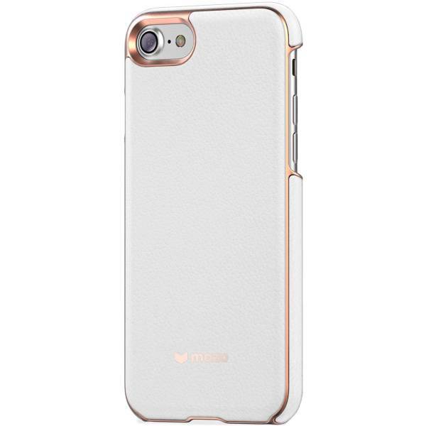 Mozo White Leather Cover For Apple iPhone 7، کاور موزو مدل White Leather مناسب برای گوشی موبایل آیفون 7
