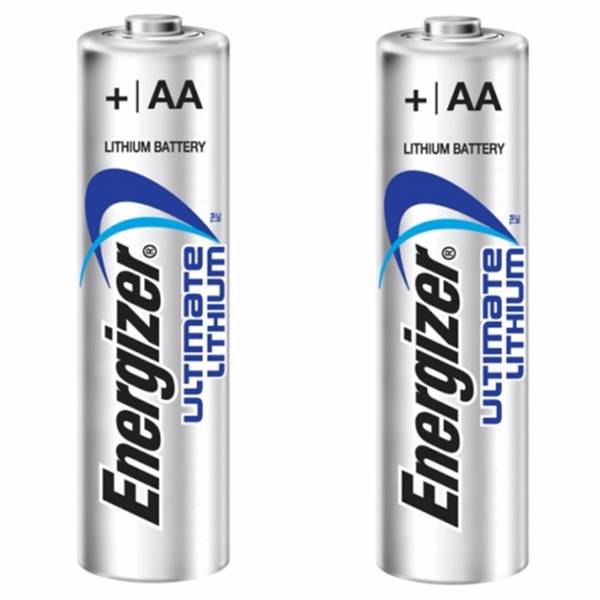 Energizer Ultimate Lithium AA Battery 2pcs، باتری قلمی انرجایزر مدل Ultimate Lithium بسته 2 عددی