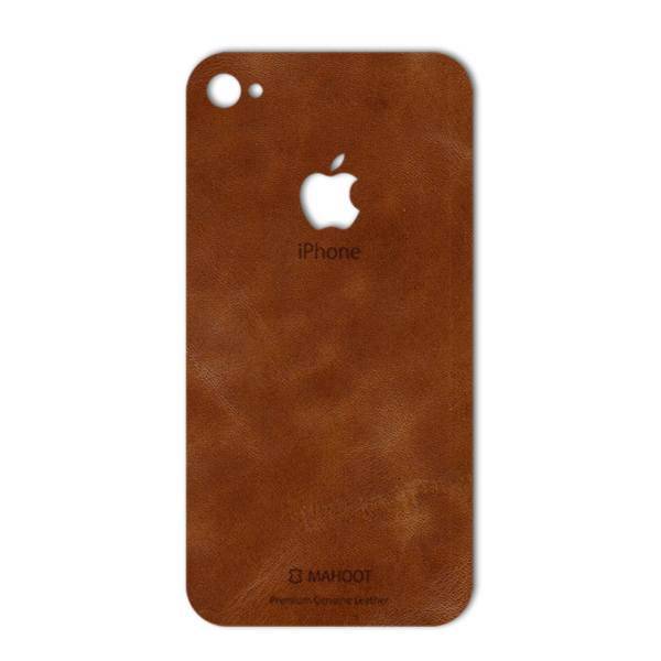 MAHOOT Buffalo Leather Special Sticker for iPhone 4s، برچسب تزئینی ماهوت مدل Buffalo Leather مناسب برای گوشی iPhone 4s