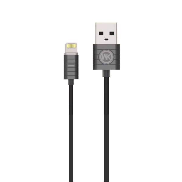 WK Design WDC-045 USB to Lightning with light Cable 1m، کابل تبدیل USB به لایتنینگ دابلیو کی دیزاین مدل WDC-045 طول 1 متر