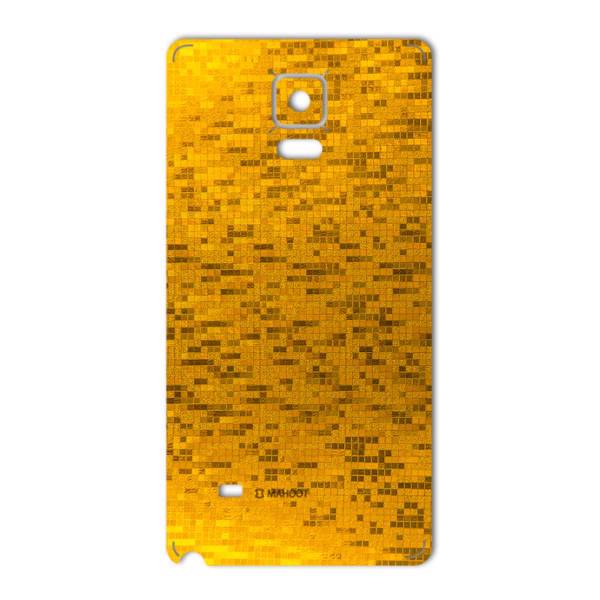 MAHOOT Gold-pixel Special Sticker for Samsung Note 4، برچسب تزئینی ماهوت مدل Gold-pixel Special مناسب برای گوشی Samsung Note 4