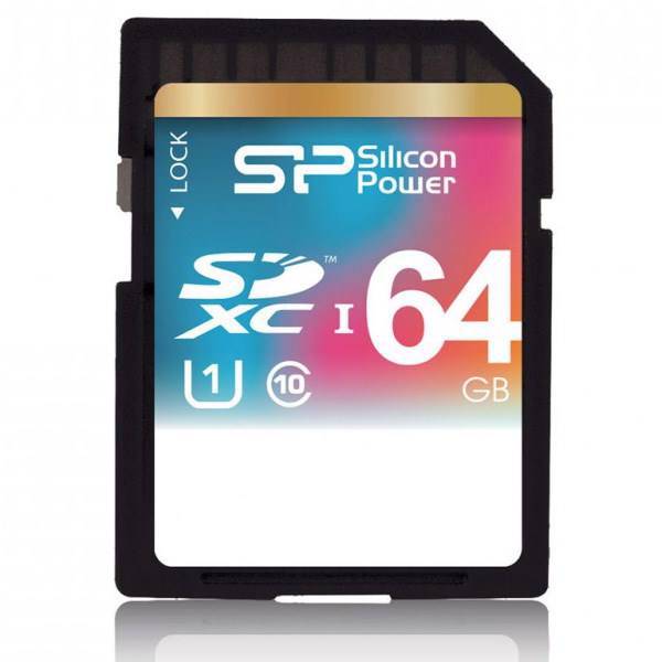 Silicon Power Elite UHS-I U1 Class 10 50MBps SDHC - 64GB، کارت حافظه سیلیکون پاور مدل Elite کلاس 10 استاندارد UHS-I U1 سرعت 50MBps - 64GB