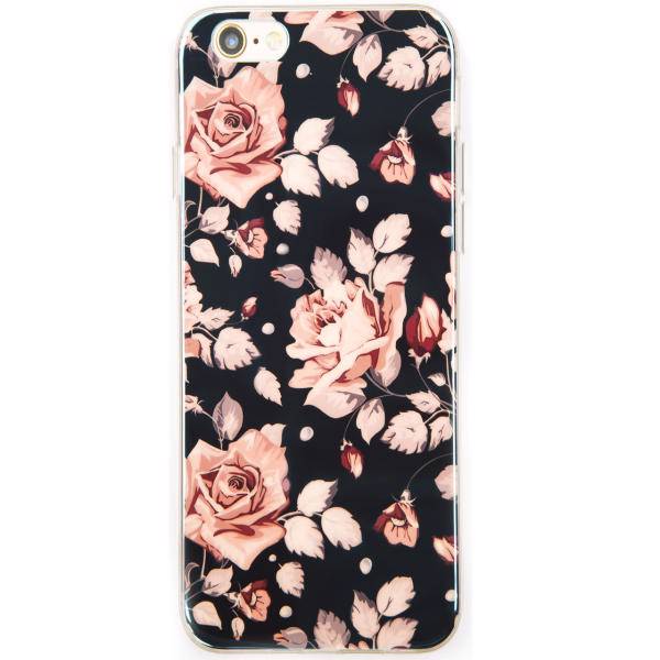 کاور ژله ای مدل White Rose مناسب برای گوشی موبایل آیفون 6plus