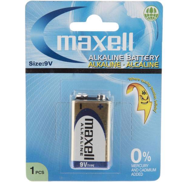 Maxell Super Power Ace 9V Battery، باتری کتابی مکسل مدل Super Power Ace