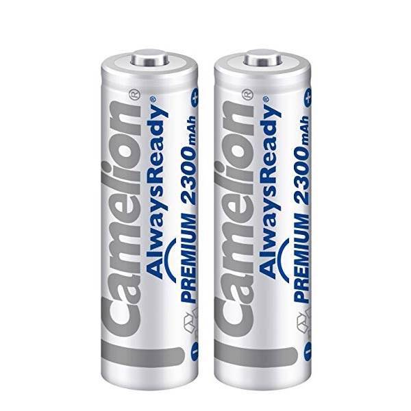 Camelion Always Ready AA Battery Pack of 2، باتری قلمی قابل شارژ کملیون مدل Always Ready بسته 2 عددی