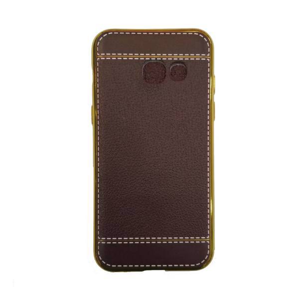 کاور ژله ای طرح چرم مدل leather مناسب برای گوشی موبایل سامسونگ A3 2017