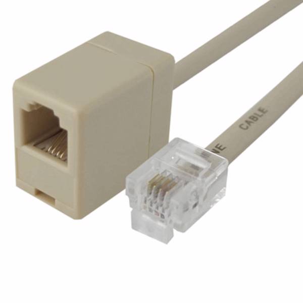 Daiyo DT8108 Extension Cable 8.0M، کابل افزایش طول تلفن دایو مدل DT8108 به طول 8 متر