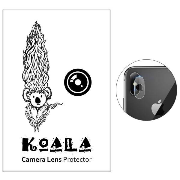 Koala Tempered Glass Camera Lens Protector For Apple iPhone X، محافظ لنز دوربین شیشه ای کوالا مدل تمپرد مناسب برای گوشی موبایل اپل آیفون X