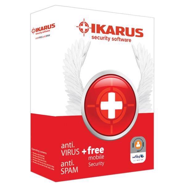 Ikarus Antivirus 1 Year 1 User Software، نرم‌افزار امنیتی ایکاروس یک ساله یک کاربره