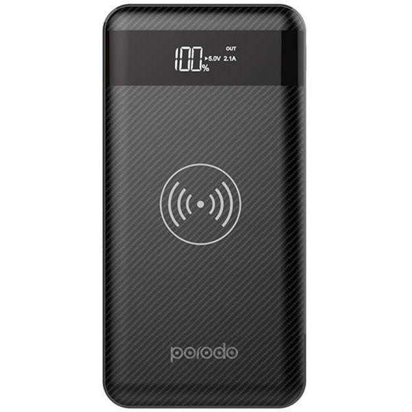 Porodo BP926W Wireless Power Bank 10000mah، شارژر همراه بی سیم پرودو مدل BP926W ظرفیت 10000 میلی آمپر ساعت