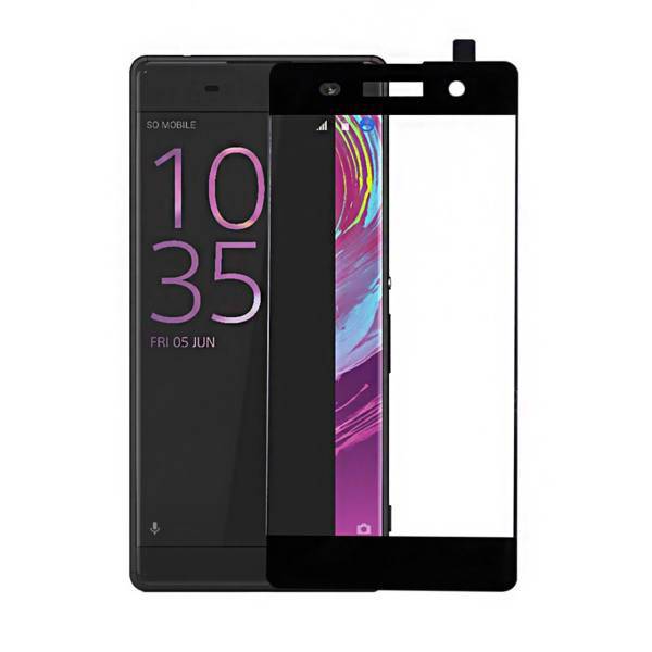 Tempered Full Cover Glass Screen Protector For Sony Xperia XA، محافظ صفحه نمایش شیشه ای تمپرد مدل Full Cover مناسب برای گوشی موبایل سونی Xperia XA