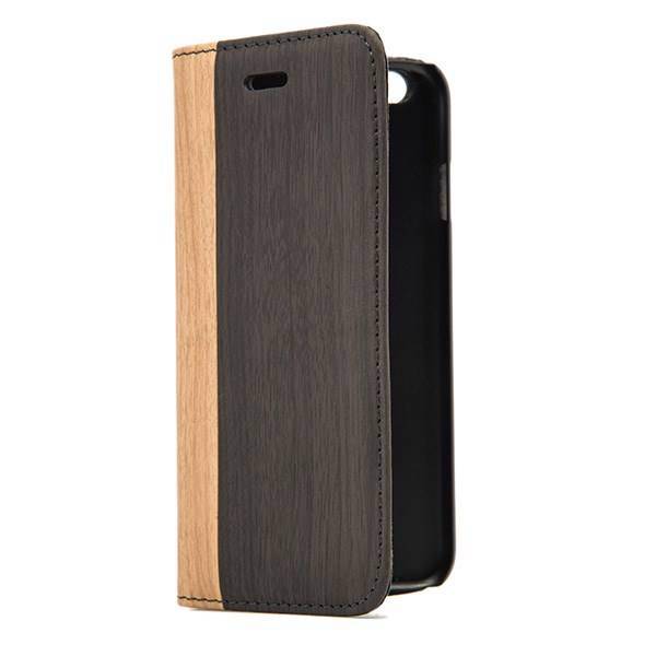 Apple iPhone 6 Wood Flip Cover، کیف کلاسوری طرح چوب مناسب برای آیفون 6