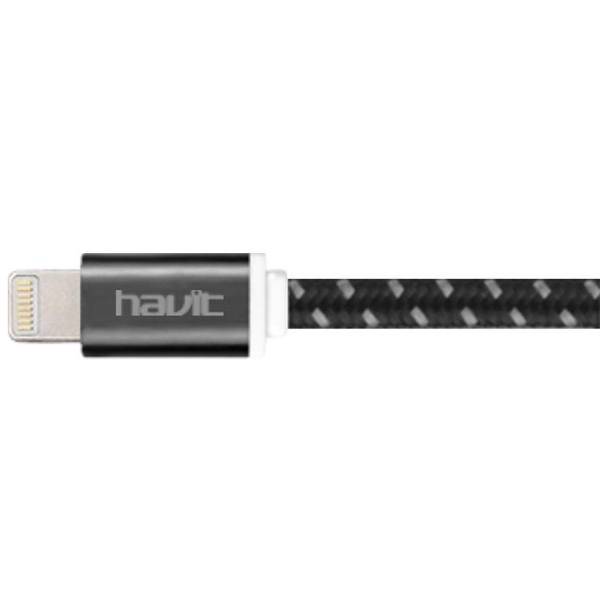 Havit HV-CB524 USB To Lightning Cable 1m، کابل تبدیل USB به لایتنینگ هویت مدل HV-CB524 به طول 1 متر