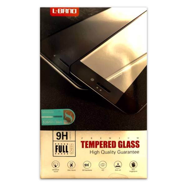 محافظ صفحه نمایش شیشه ای تمام چسب البرنو مدل TEMPERED مناسب برای گوشی موبایل آیفون 7 پلاس و 8 پلاس