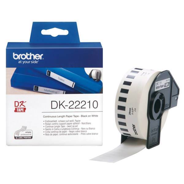 Brother DK-22210 Label Printer Label، برچسب پرینتر لیبل زن برادر مدل DK-22210