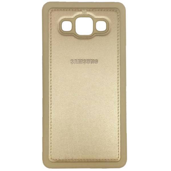 TPU Leather Design Cover For Samsung Galaxy A5 2015، کاور ژله ای طرح چرم مدل مناسب برای گوشی موبایل سامسونگ Galaxy A5 2015