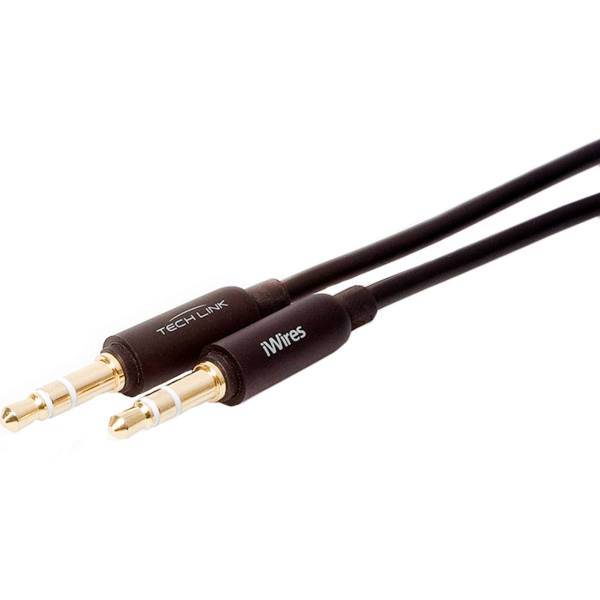 Techlink iWires 3.5mm AUX Audio Cable 1m، کابل انتقال صدا 3.5 میلی متری تکلینک مدل iWires به طول 1 متر
