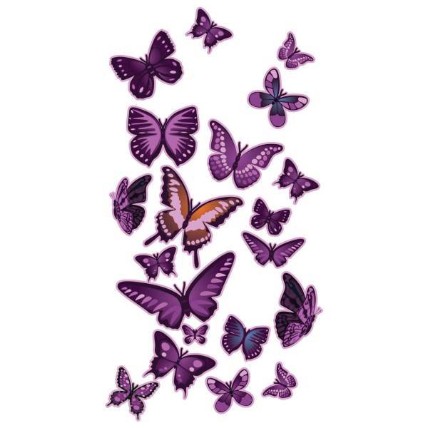 DecoGraph Butterfly-5 147 Mobile Sticker، برچسب تزئینی موبایل دکوگراف مدل Butterfly-5 کد 147