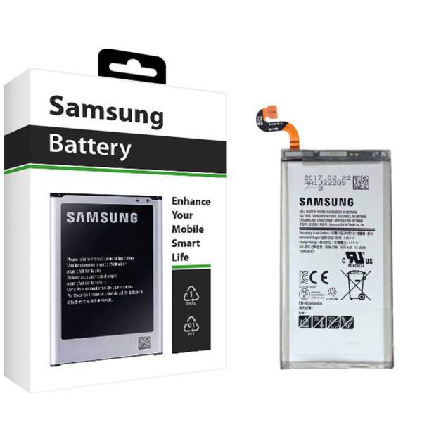 Samsung EB-BG950ABE 3000mAh Mobile Phone Battery For Samsung Galaxy S8، باتری موبایل سامسونگ مدل EB-BG950ABE با ظرفیت 3000mAh مناسب برای گوشی موبایل سامسونگ Galaxy S8