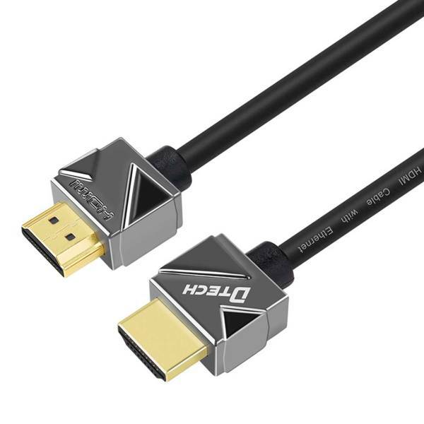 Dtech DT-H201 Slim HDMI 2.0 CABLE 3m، کابل HDMI دیتک مدل DT-H201 به طول 3 متر