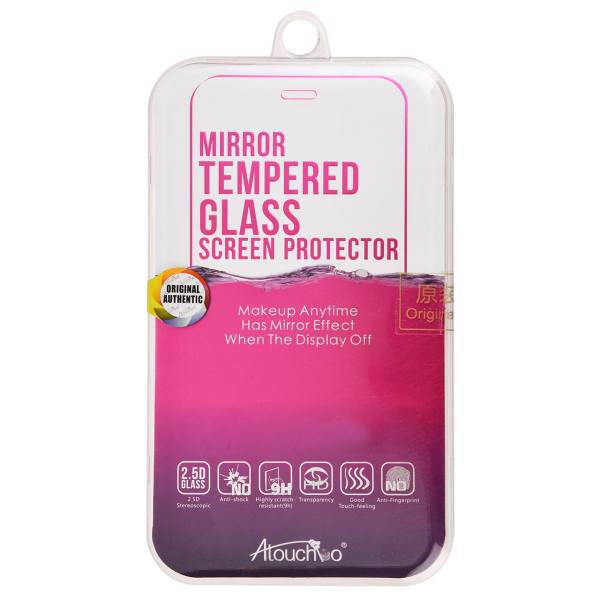 Mirror 2 In 1 Glass Screen Protector For Apple iPhone 7، محافظ صفحه نمایش شیشه ای میرور مدل 2 در 1 مناسب برای گوشی موبایل آیفون 7