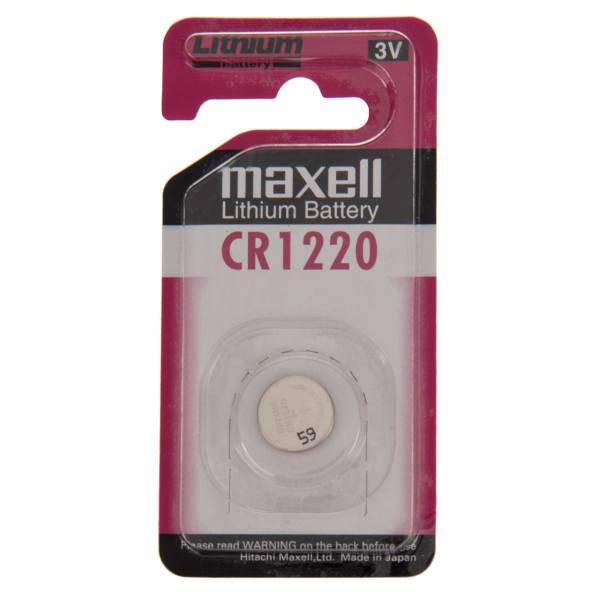 Maxell CR1220 Lithium Battery، باتری سکه ای مکسل مدل CR1220