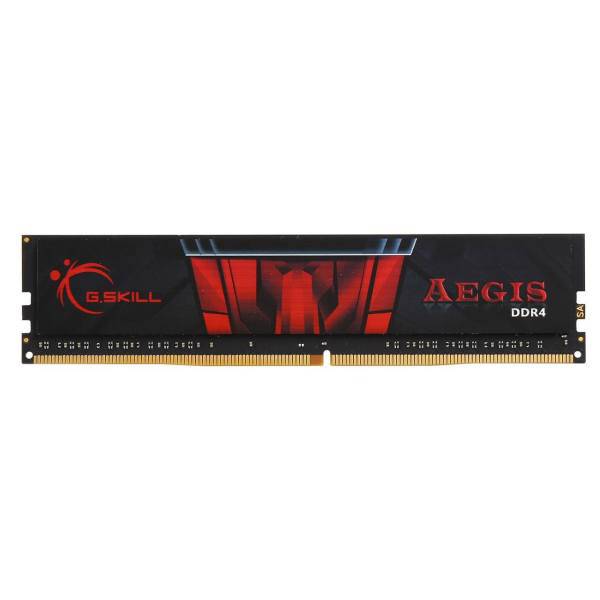 G.SKILL Aegis DDR4 2400MHz CL15 Single Channel Desktop RAM - 4GB، رم دسکتاپ DDR4 تک کاناله 2400 مگاهرتز CL15 جی اسکیل مدل Aegis ظرفیت 4 گیگابایت