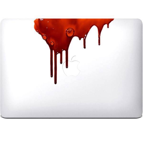 Wensoni Blood Gush No.1 Sticker For 15 Inch MacBook Pro، برچسب تزئینی ونسونی مدل Blood Gush No.1 مناسب برای مک بوک پرو 15 اینچی
