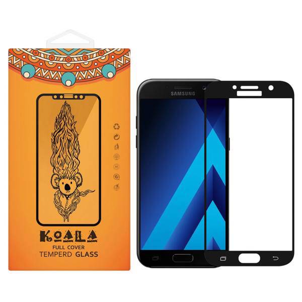 KOALA Full Cover Glass Screen Protector For Samsung Galaxy A3 2017، محافظ صفحه نمایش شیشه ای کوالا مدل Full Cover مناسب برای گوشی موبایل سامسونگ Galaxy A3 2017