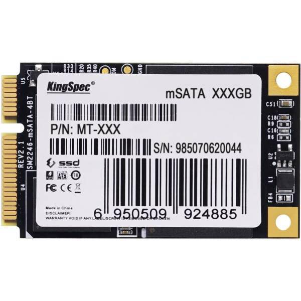 KingSpec MT-XXX mSATA Internal SSD 256GB، اس اس دی اینترنال mSATA کینگ اسپک مدل MT-XXX ظرفیت 256 گیگابایت