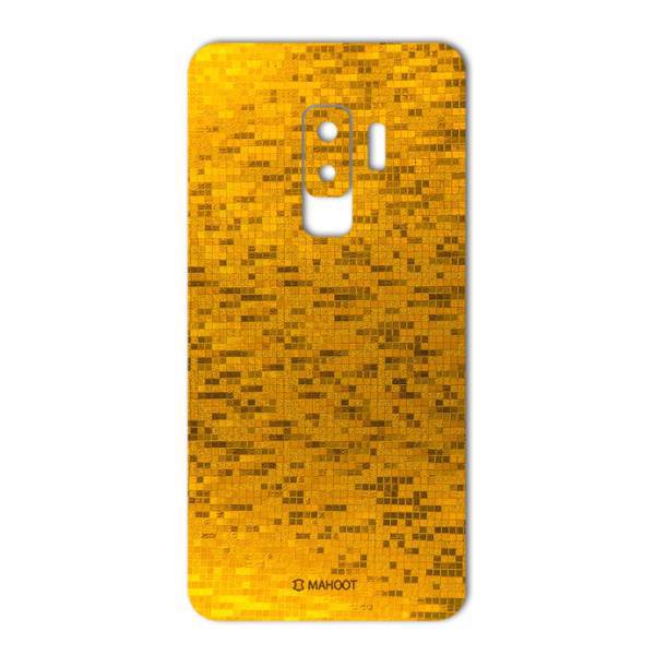MAHOOT Gold-pixel Special Sticker for Samsung S9 Plus، برچسب تزئینی ماهوت مدل Gold-pixel Special مناسب برای گوشی Samsung S9 Plus