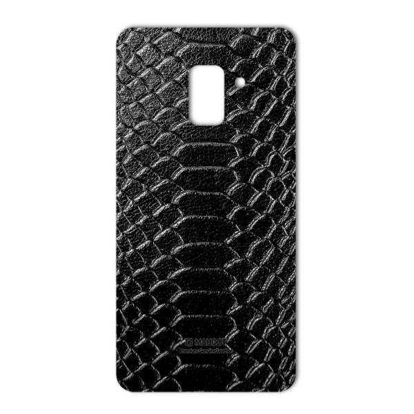 MAHOOT Snake Leather Special Sticker for Samsung A8 2018، برچسب تزئینی ماهوت مدل Snake Leather مناسب برای گوشی Samsung A8 2018