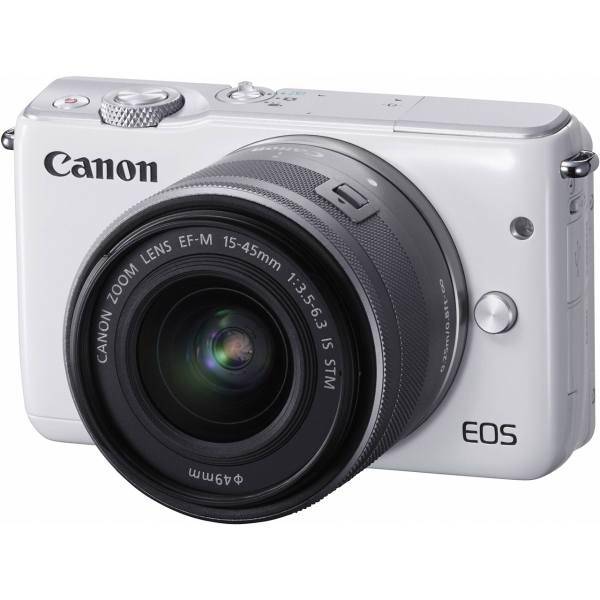 Canon EOS M10 Mirrorless Digital Camera With 15-45mm Lens، دوربین دیجیتال بدون آینه کانن مدل EOS M10 به همراه لنز 45- 15 میلی متر