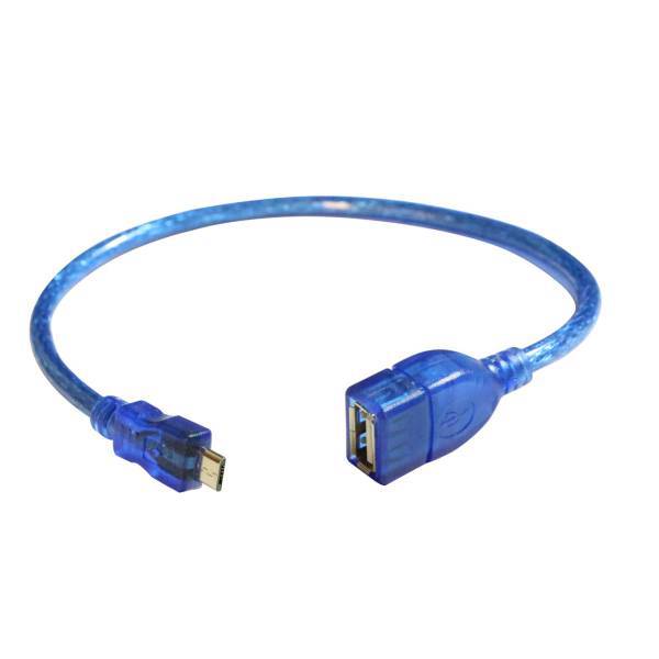 Active Link Transparent MINI USB Cable 0.3 m، کابل OTG اکتیو لینک مدل Transparent به طول 3.0 متر