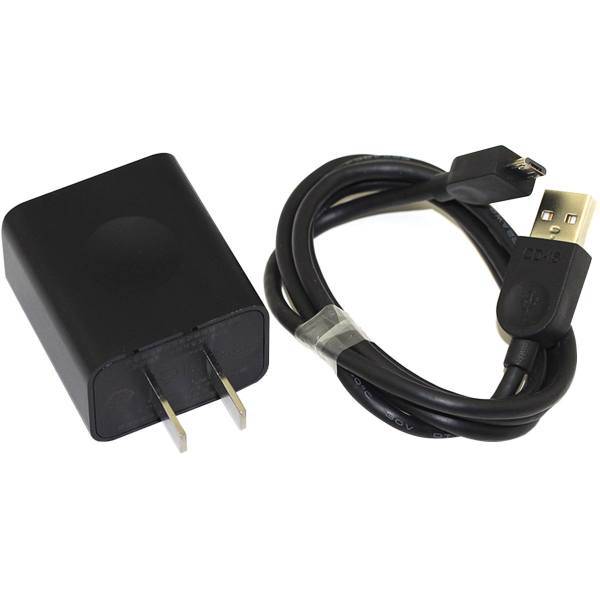 Lenovo C-P32 Wall charger With Flat 2 Prong Plug And microUSB Cable، شارژر دیواری لنوو با دوشاخه تخت مدل C-P32 به همراه کابل microUSB